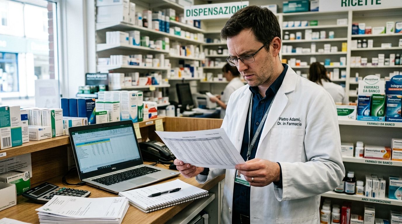 Costo orario Farmacista dipendente