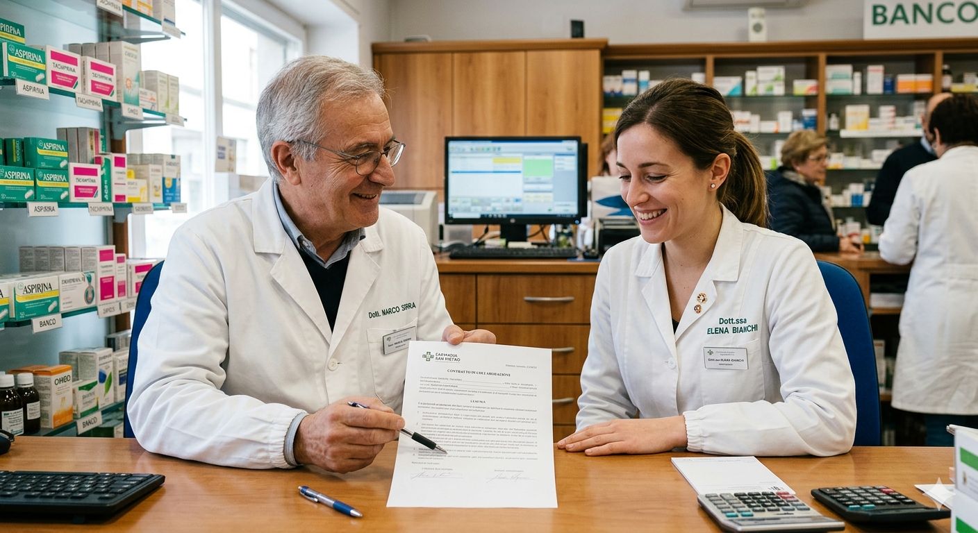 Fac-simile di contratto tra farmacista freelance e farmacia