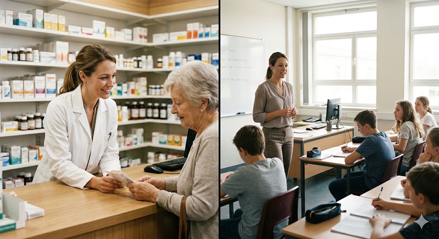 Farmacista freelance ed insegnante a scuola: si può fare?
